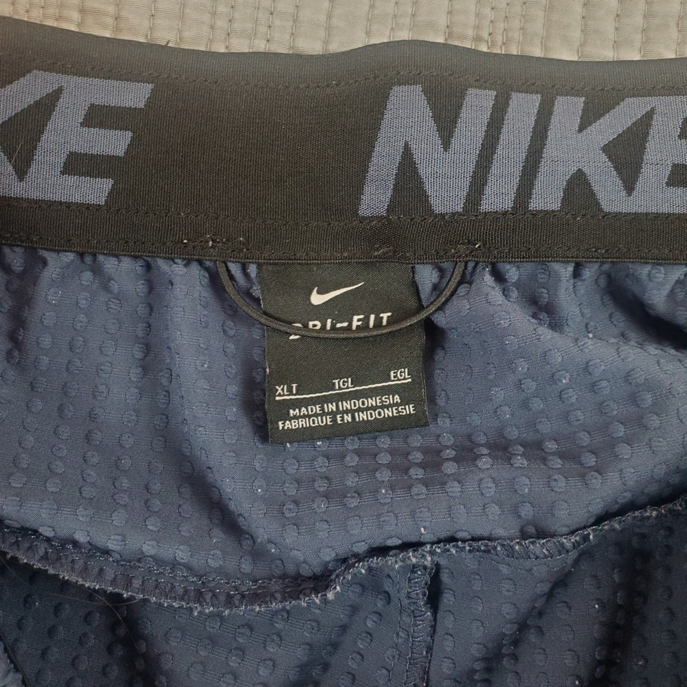 Nike Dri-FIT Mens XL Tall Training Pants Blue Gray Elastic Waist Athletic XL T - Picture 6 of 8